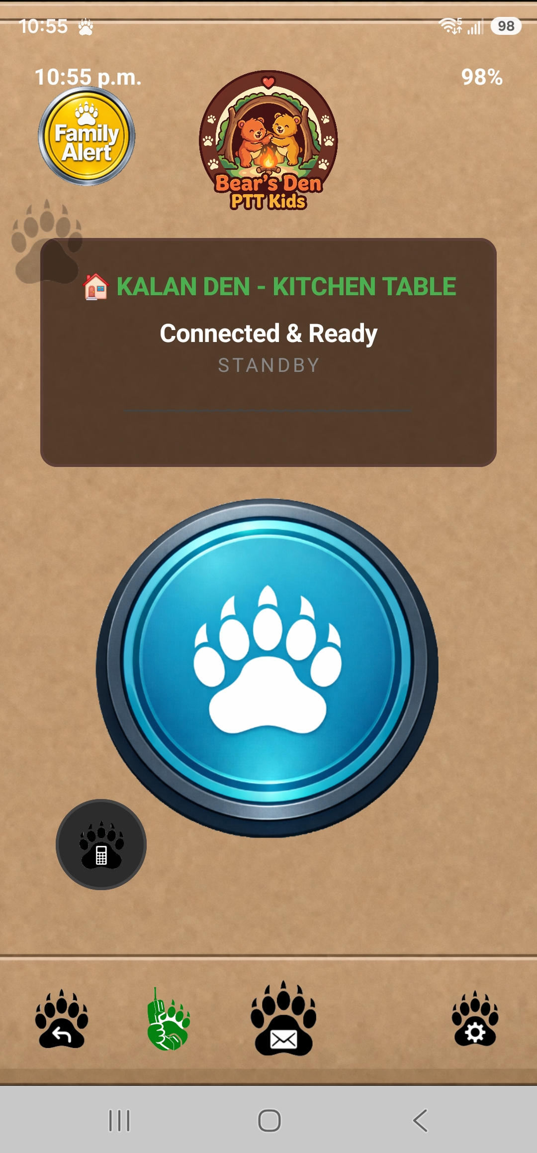 Kids PTT Interface